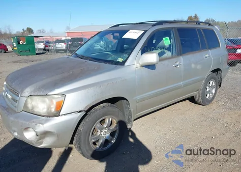 2007 Toyota Highlander V6 from USA, damaged, VIN JTEDP21A570131611